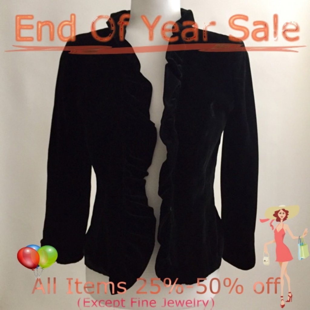 Ann Taylor Black Blazer Size 2